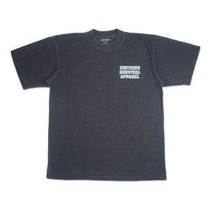 
                  
                    Unfound Survival Apparel Tee, Bleached Black
                  
                