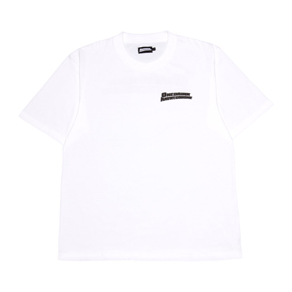 2D logo tee, White