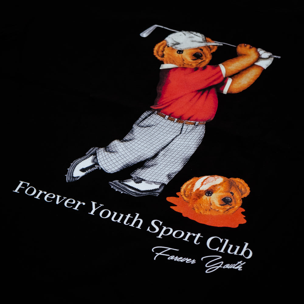 
                  
                    Forever Youth Sport Club Tee, Black
                  
                