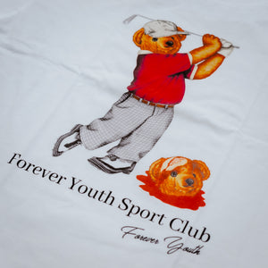 
                  
                    Forever Youth Sport Club Tee, White
                  
                