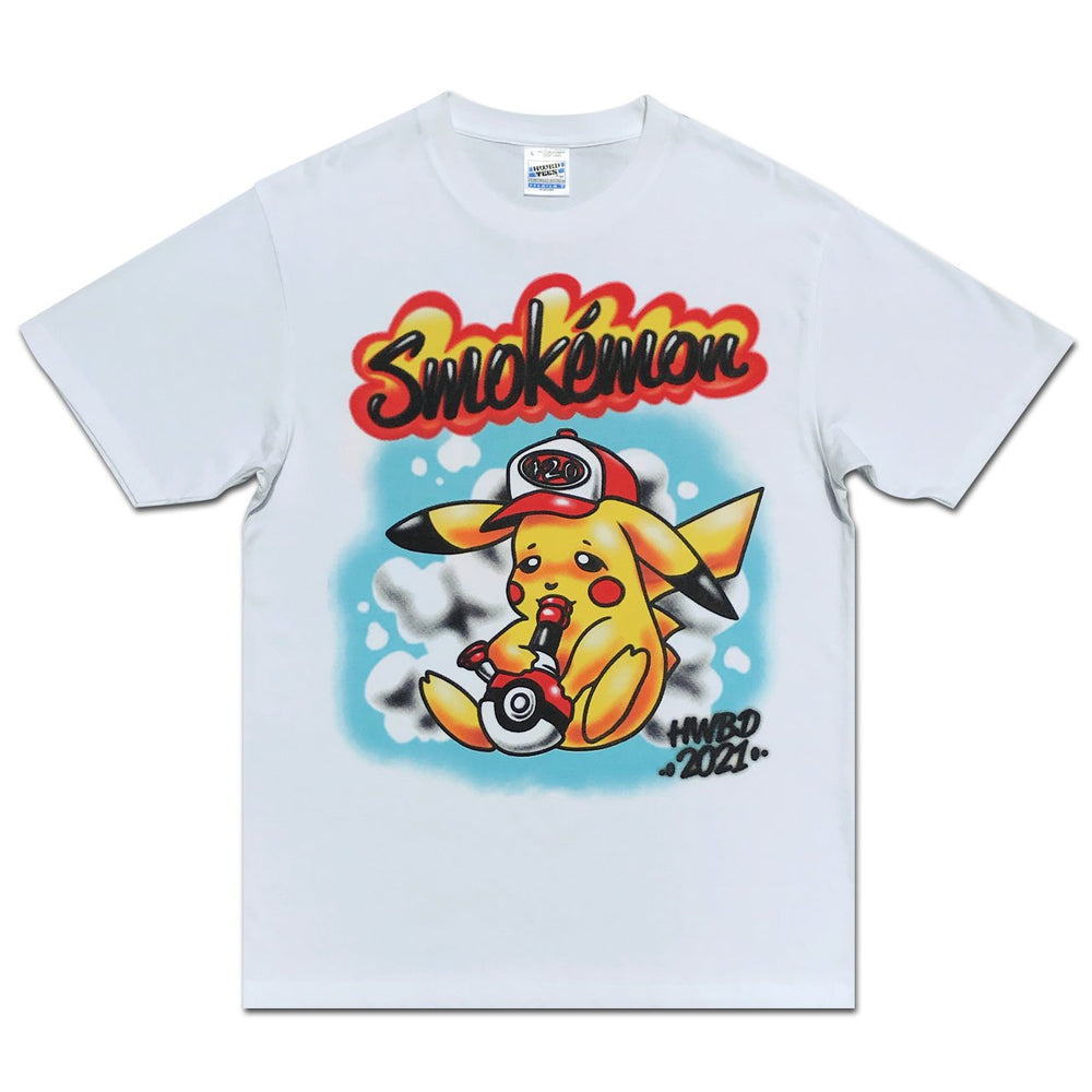 Smokemon Tee, White