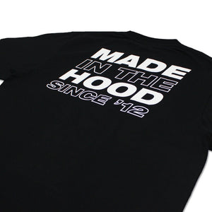 
                  
                    Made In The Hood Tee, Black
                  
                