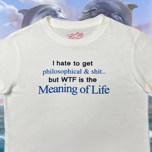 
                  
                    Meaning Of Life baby tee
                  
                