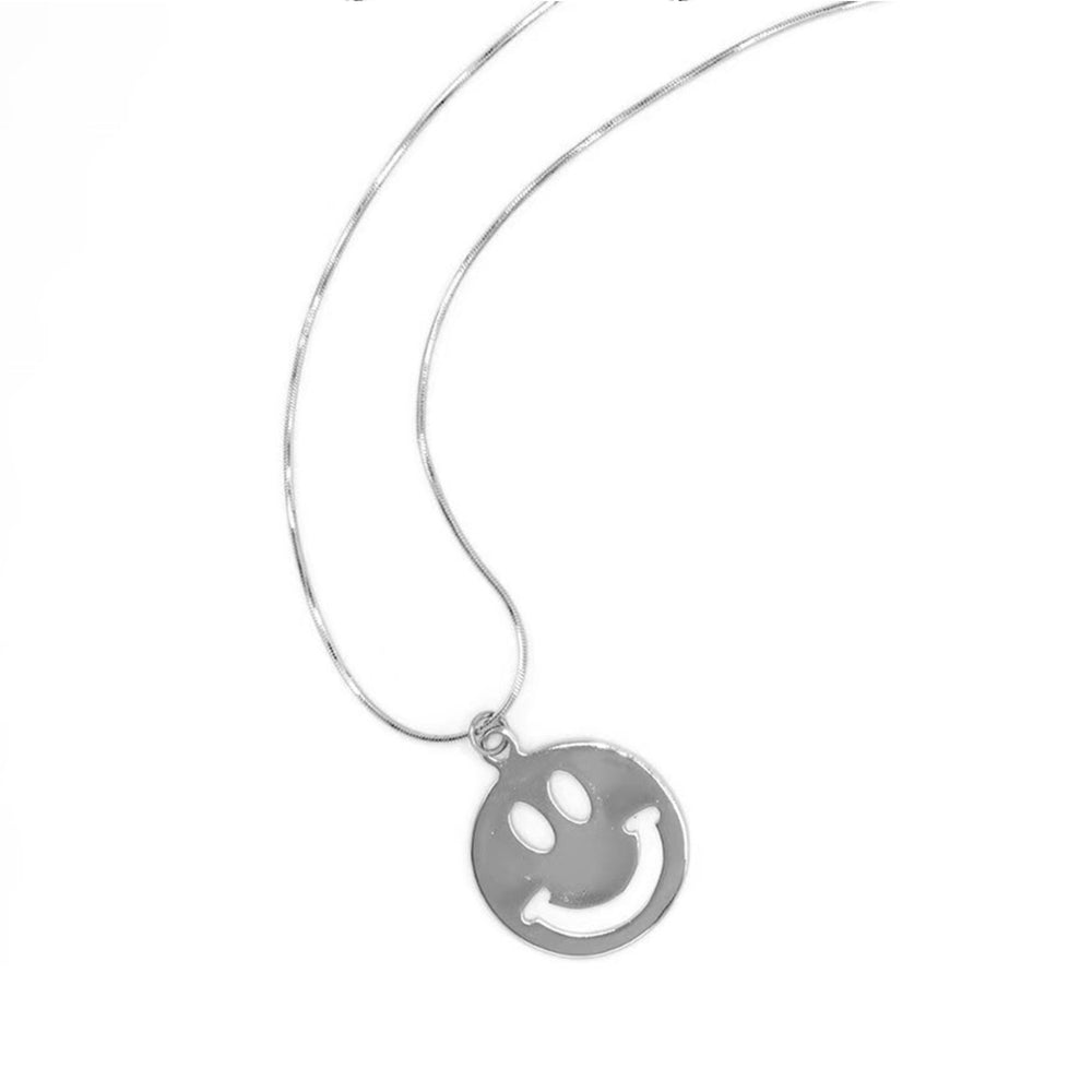Smiley Necklace, Stainless