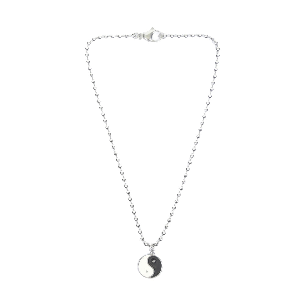 
                  
                    Yin Yang Ball Necklace Small, Stainless
                  
                