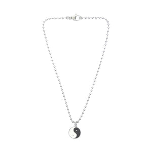 
                  
                    Yin Yang Ball Necklace Small, Stainless
                  
                