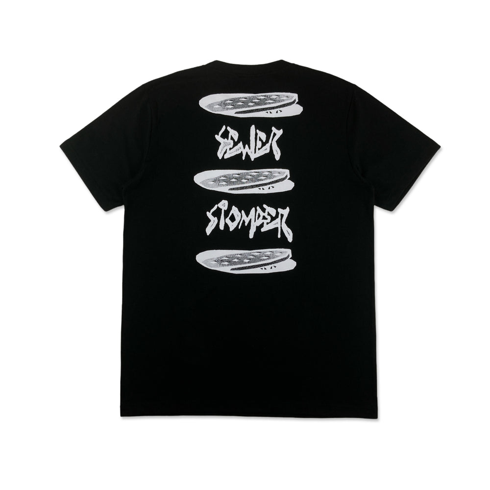 
                  
                    Sewer Stomper Logo Tee, Black
                  
                