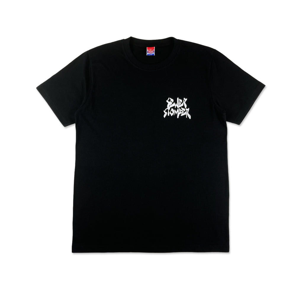 Sewer Stomper Logo Tee, Black