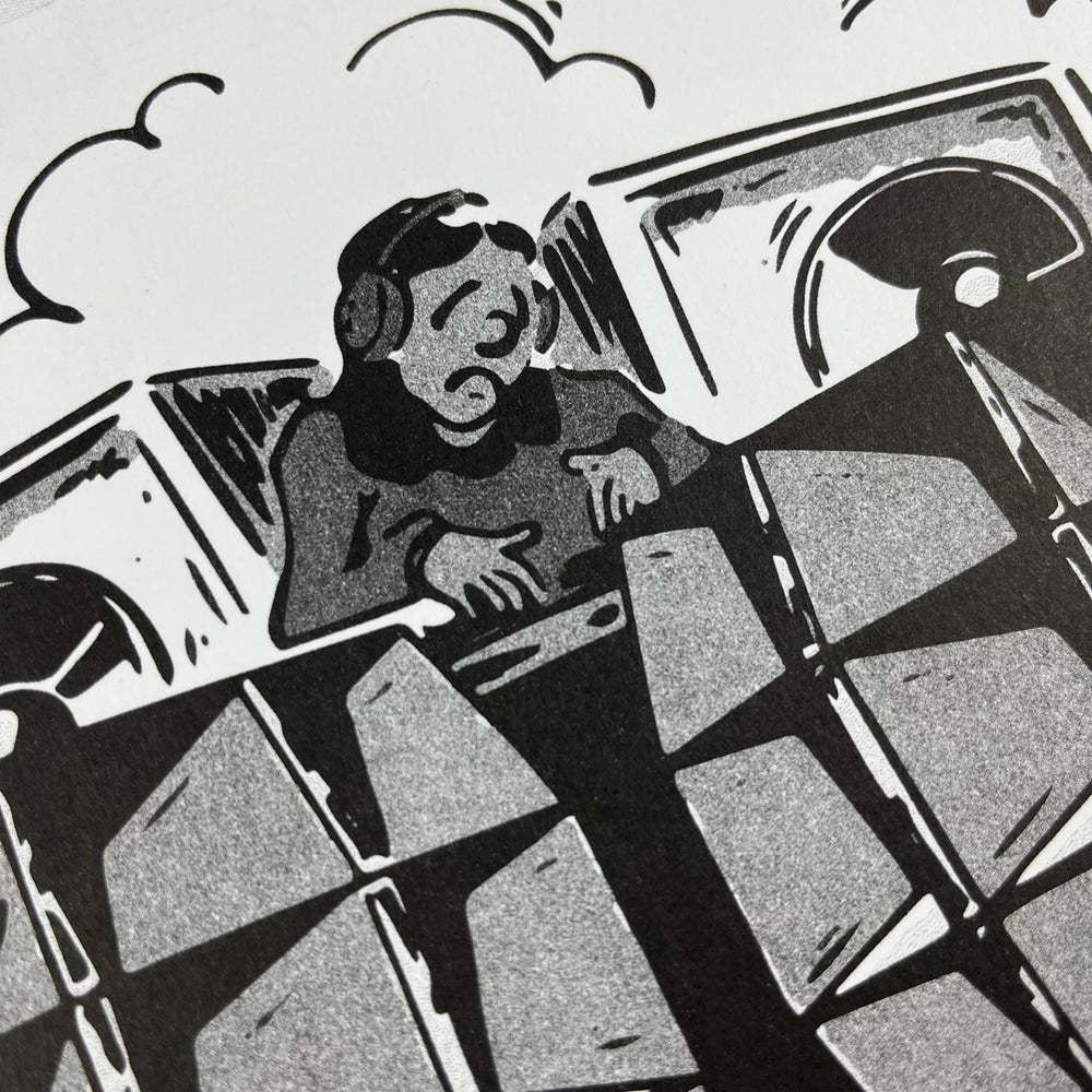 
                  
                    Unfound x PPOW Sound System Risograph Print, Multi
                  
                