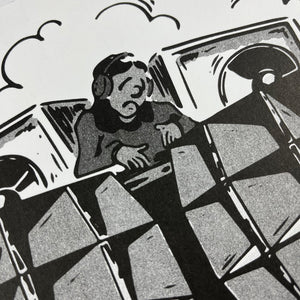 
                  
                    Unfound x PPOW Sound System Risograph Print, Multi
                  
                