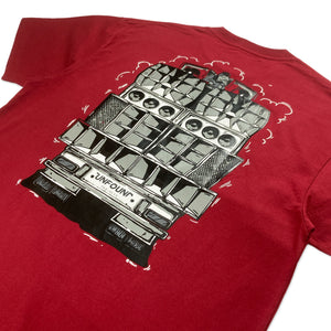 
                  
                    Unfound X PPOW Sound System Tee, Burgundy
                  
                