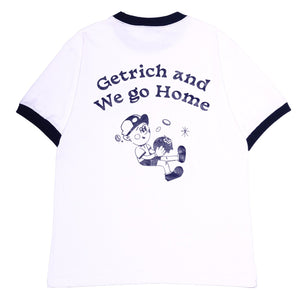 
                  
                    One Drink x Get Rich Easy Ringer Tee, Navy
                  
                