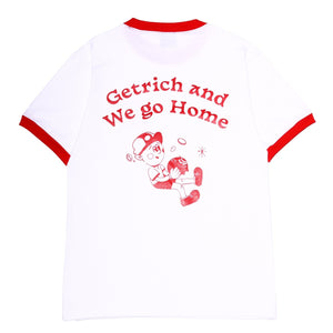 
                  
                    One Drink x Get Rich Easy Ringer Tee, Red
                  
                