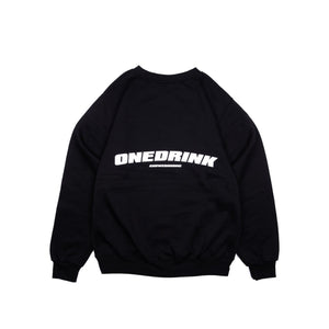 
                  
                    One Drink Logo Sweatshirt, Black/White
                  
                