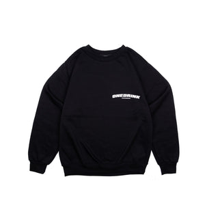 
                  
                    One Drink Logo Sweatshirt, Black/White
                  
                