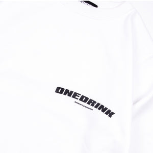 
                  
                    One Drink Logo Sweatshirt, White/Black
                  
                