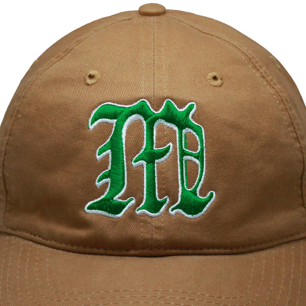
                  
                    Embroidered M Cap, Brown
                  
                