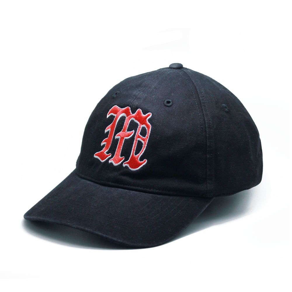 
                  
                    Embroidered M Cap, Black
                  
                