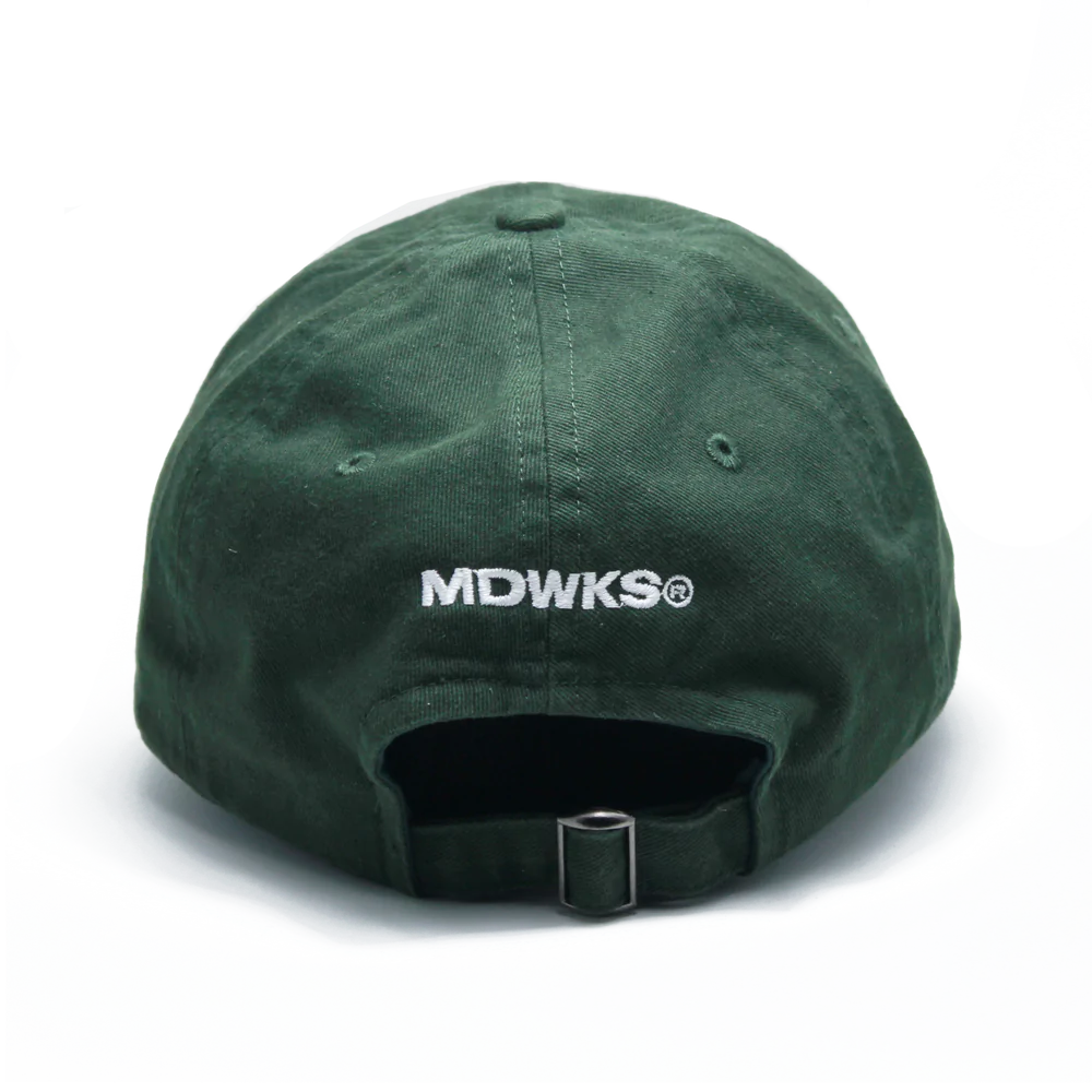 
                  
                    Embroidered M Cap, Green
                  
                