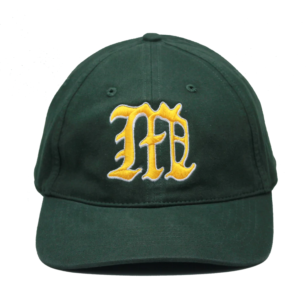 Embroidered M Cap, Green