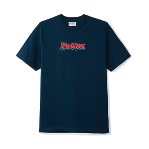 
                  
                    Running Logo Tee, Navy
                  
                