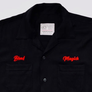 
                  
                    Blood Magick S/S Bowling Shirt, Black
                  
                