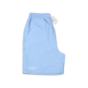 
                  
                    Unfound Projects x Knowwhere Studio Logo Shorts, Light Blue
                  
                
