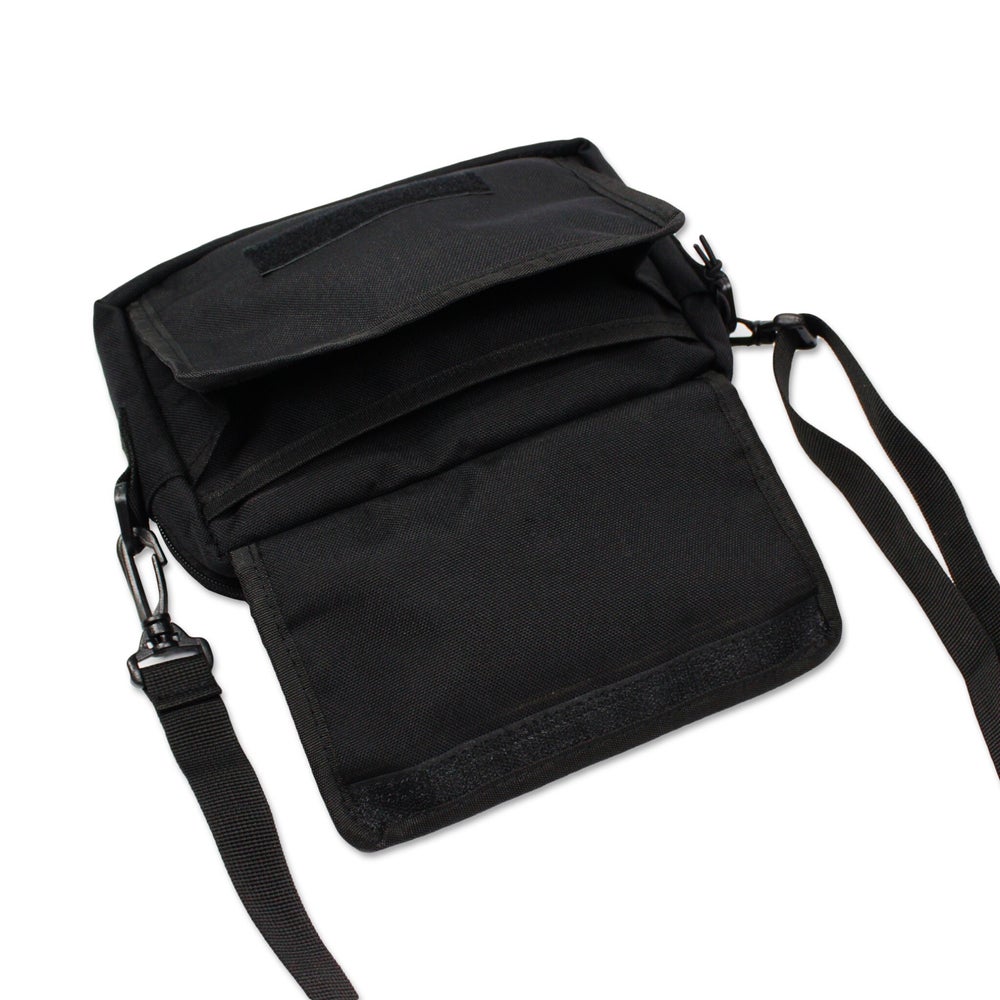 
                  
                    Mini Patch Messenger Bag, Black
                  
                