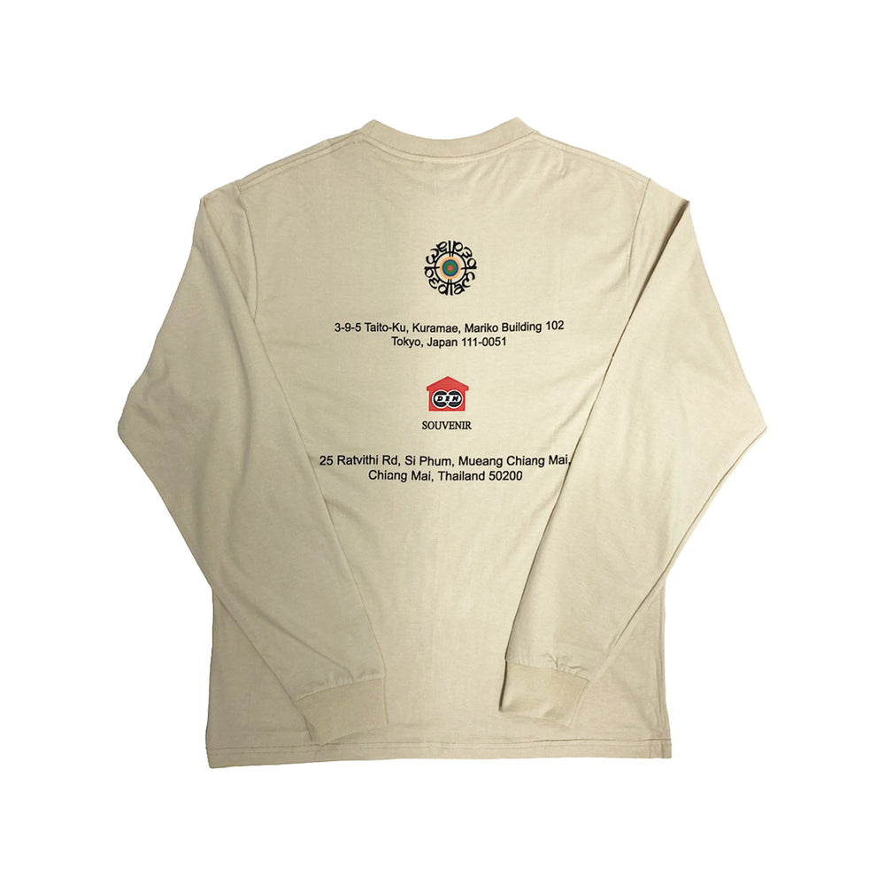 
                  
                    DEN x BEDLAM Chang Long Sleeve Tee, Khaki
                  
                