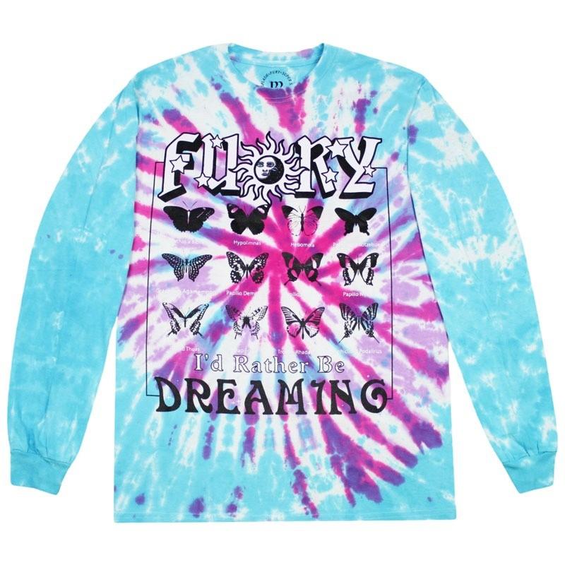 Tie-dye Long Sleeve, Blue